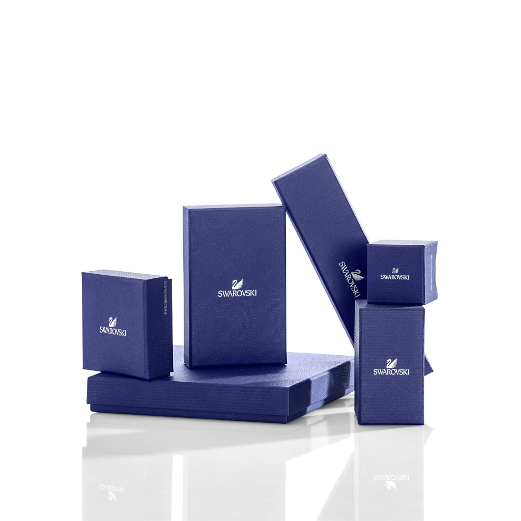 Khuyên tai nữ Swarovski PEAR CUT MILLENIA HOOP EARRINGS 3044PI