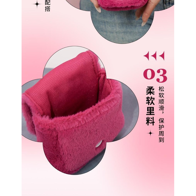 Ví/Túi đựng Airpods - tai nghe gấu dâu Lotso