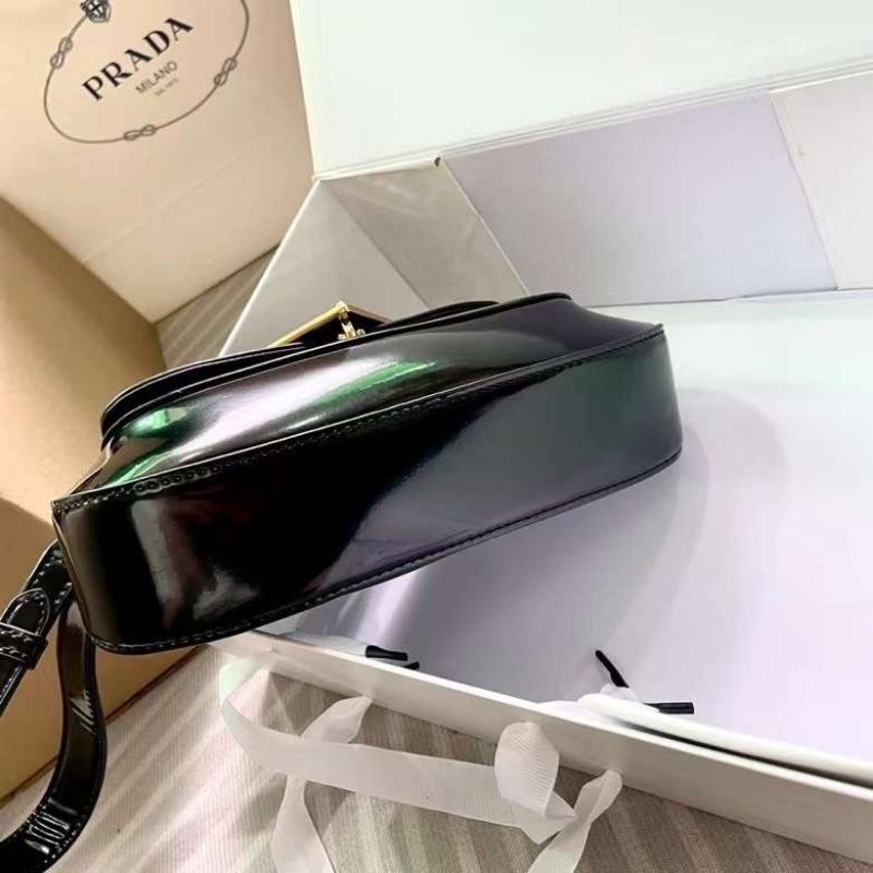 Túi xách nữ cực đẹp Prada da bóng sz24cm kèm hộp hãng