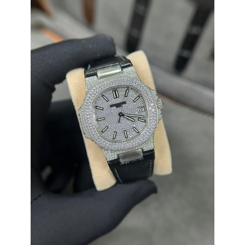 Đồng Hồ Patek Philippe Nautilus 5711 Thép Đúc 904L Đính full Đá C B Z C N A