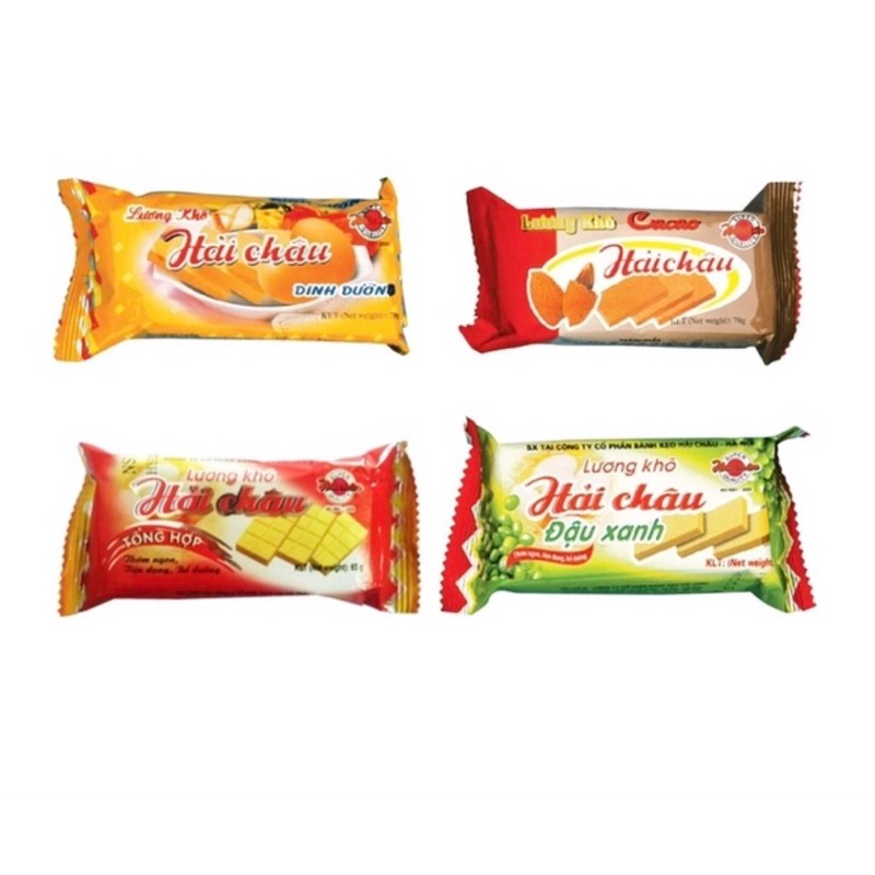 Combo 10 gói Lương khô Hải Châu tổng hợp 65g