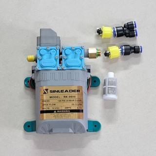 Máy bơm đôi Sinleader 13 lít/phút, 12V phun thuốc