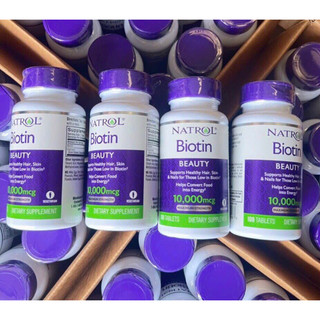 Viên uống mọc tóc natrol biotin 10,000mcg 100viên