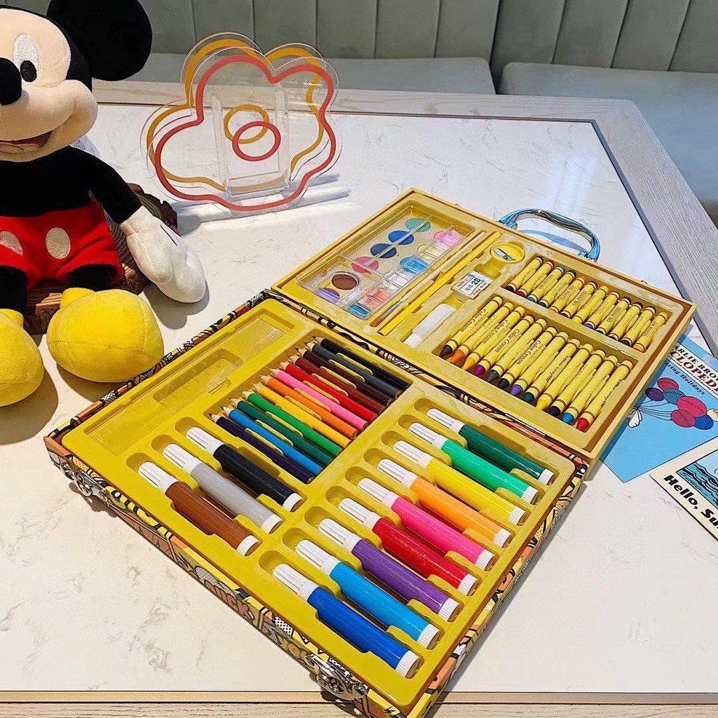 HỘP MÀU VẼ VALI VỊT VÀNG G.DUCK 67 CHI TIẾT CHO BÉ