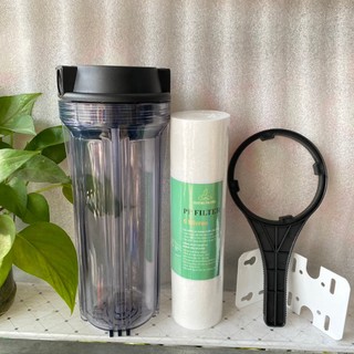 Cốc lọc nước thô 10 inch số 123 ren 21mm