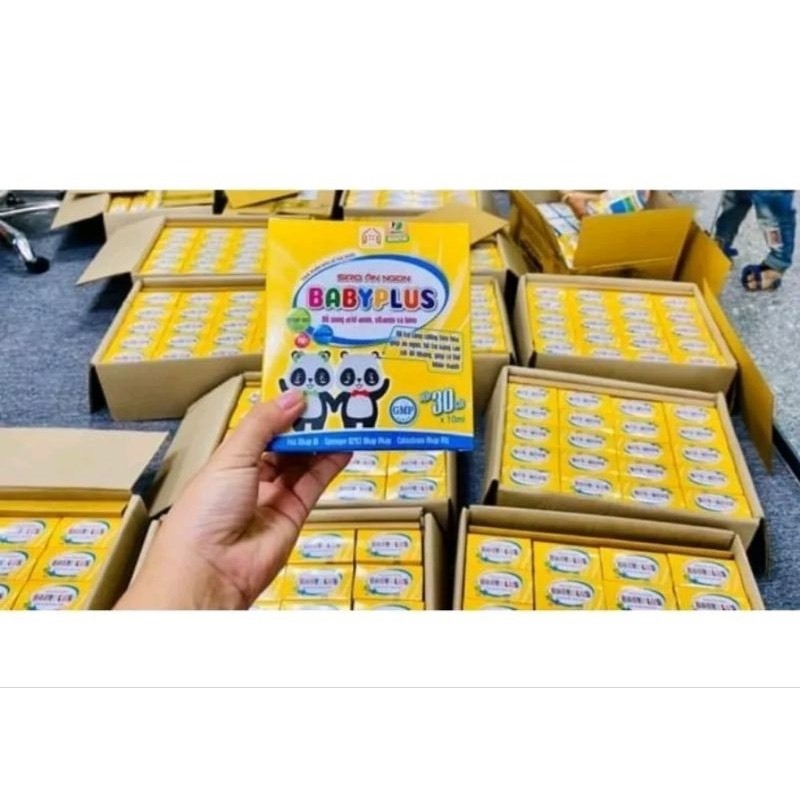 Siro Ăn Ngon Baby Plus, Giúp Bé Ăn Ngon, Tăng Khả Năng Hấp Thu, Bé Hết Biếng Ăn, Tăng Cân, Hết Táo Bón