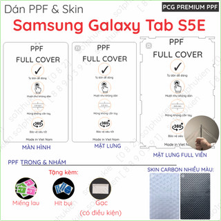 Dán PPF & Vân Carbon Samsung Galaxy Tab S5E dành cho màn hình, mặt lưng, full lưng viền siêu bảo vệ