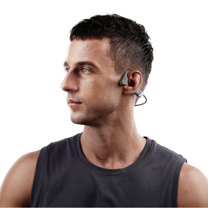 Tai Nghe Bluetooth Thể Thao Truyền Âm Thanh Qua Xương SHOKZ OPENRUN S803 Màu Xám - Bảo Hành 2 Năm