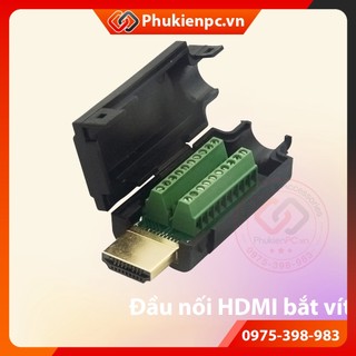 Đầu bấm HDMI 2.0, 1.4 bắt vít, dùng tạo cáp HDMI, không cần hàn. Thay thế đầu cáp HDMI hỏng, chập chờn