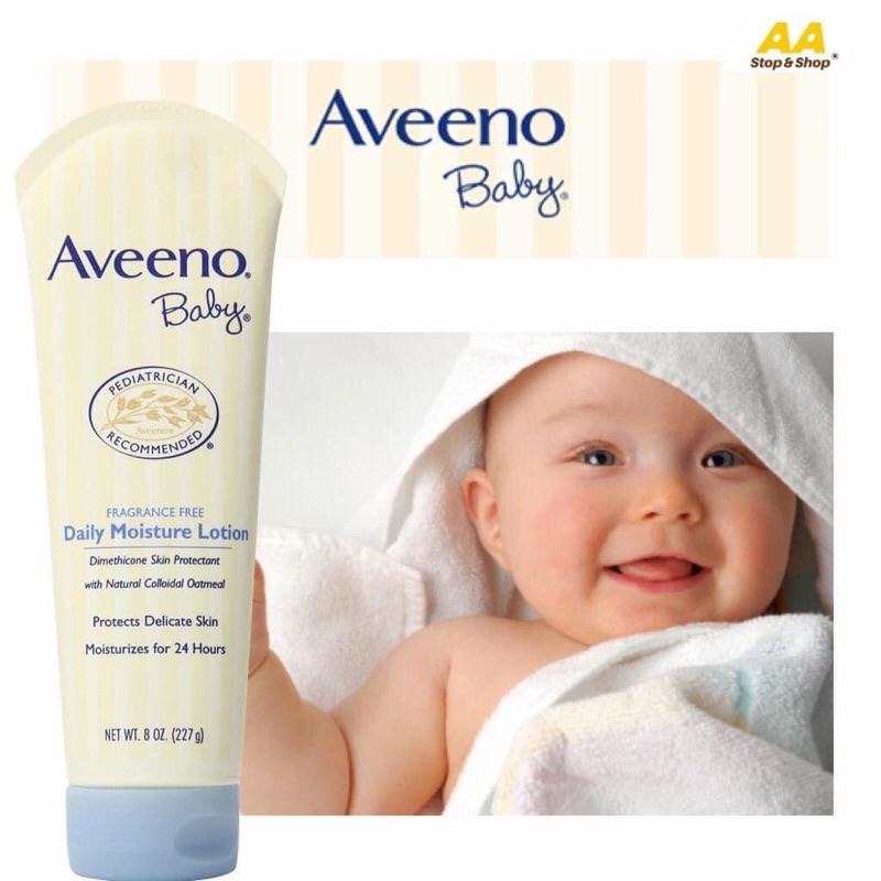 Kem dưỡng da hàng ngày cho bé Aveeno baby dùng cho bé từ sơ sinh