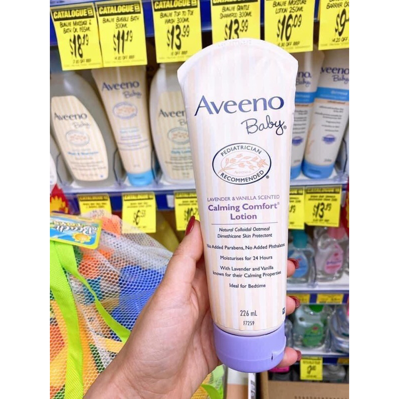 Kem dưỡng da hàng ngày cho bé Aveeno baby dùng cho bé từ sơ sinh