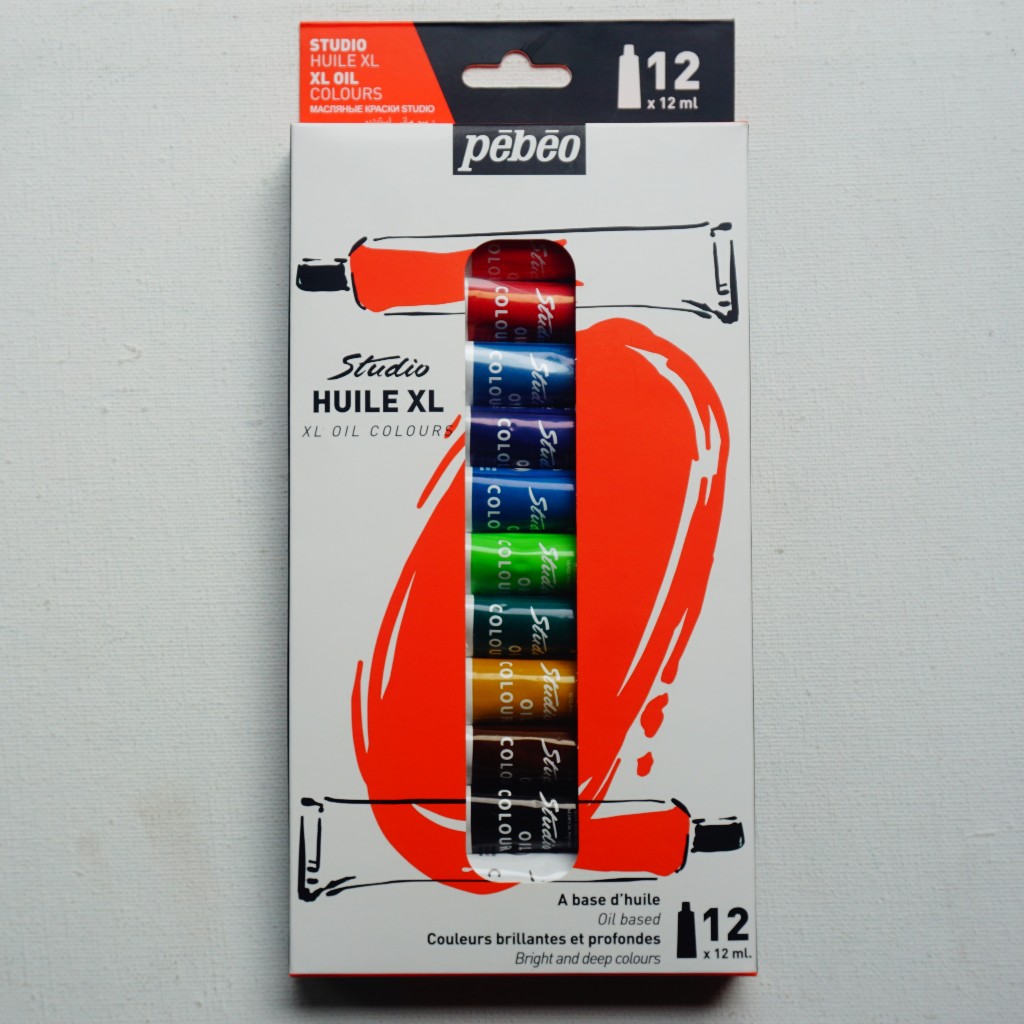 Bộ màu sơn dầu Pebeo XL Fine oil color 12 tuýp 12ml