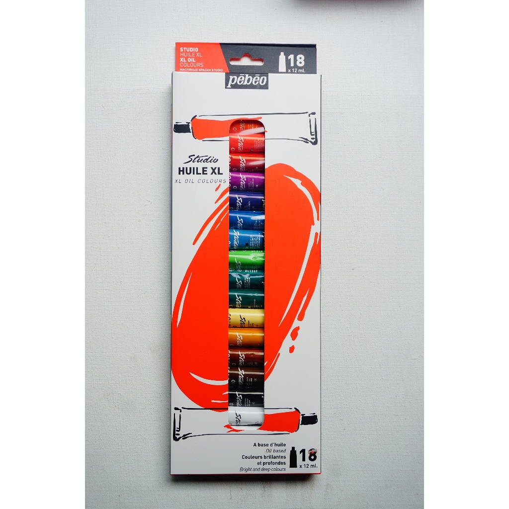 Bộ màu sơn dầu Pebeo XL Fine oil color 18 tuýp 12ml