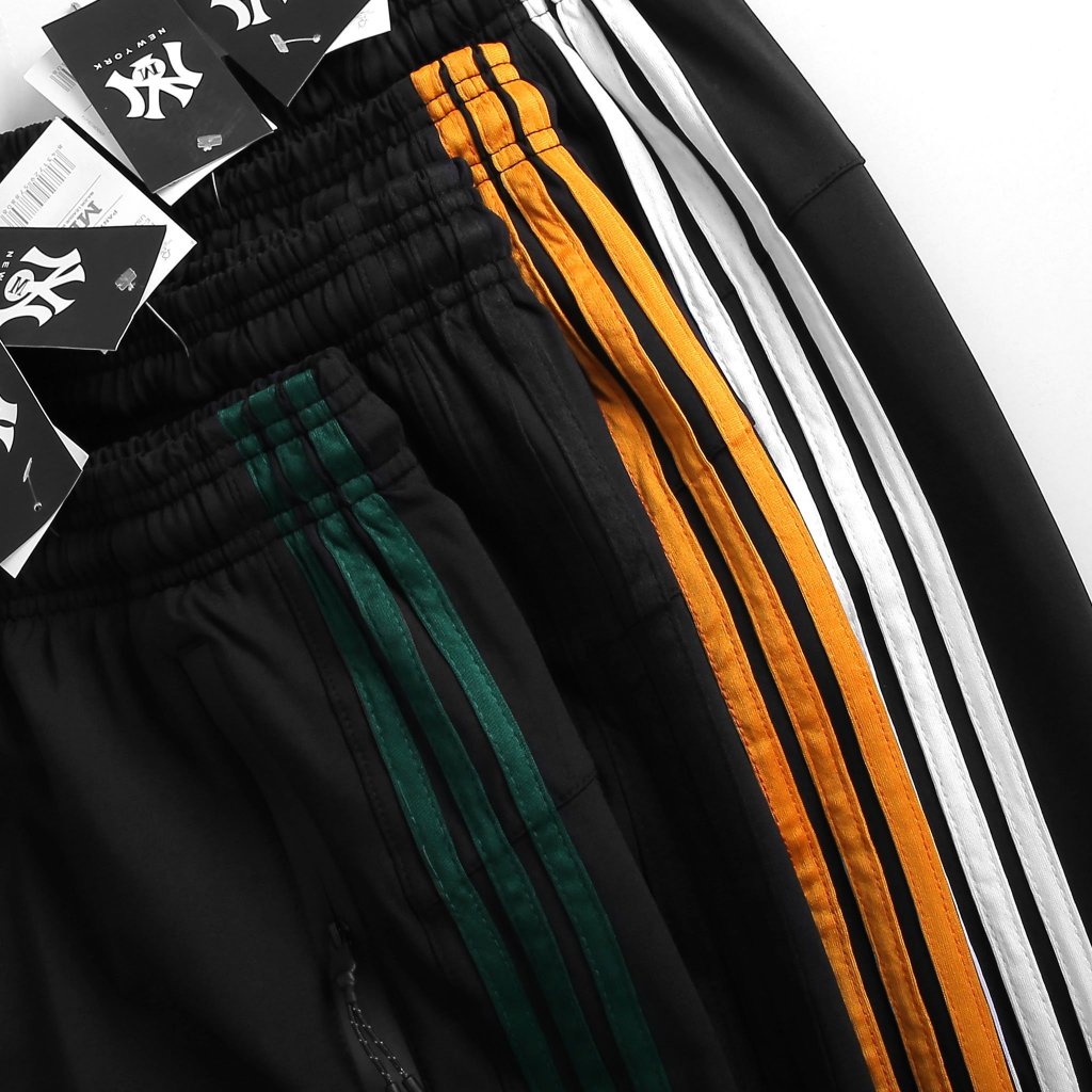 Quần jogger thể thao nam, quần dài ba sọc ống bo thời trang, chất thun poly mềm mịn thoáng mát, co dãn thoải mái - Q162