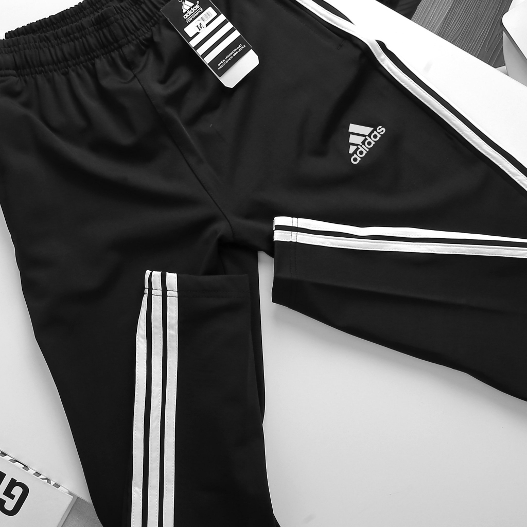 Quần dài ba sọc nam, quần jogger thể thao nam nữ chất vải mềm mịn co dãn thoáng mát - Q164