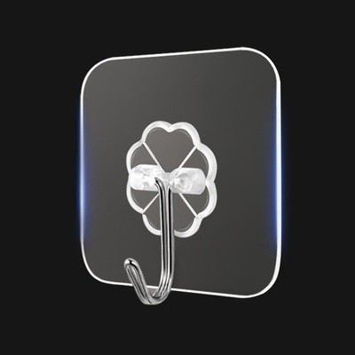 Móc Inox Dán Tường Siêu Dính, Móc Sắt Trong Suốt Treo Đồ Đa Năng