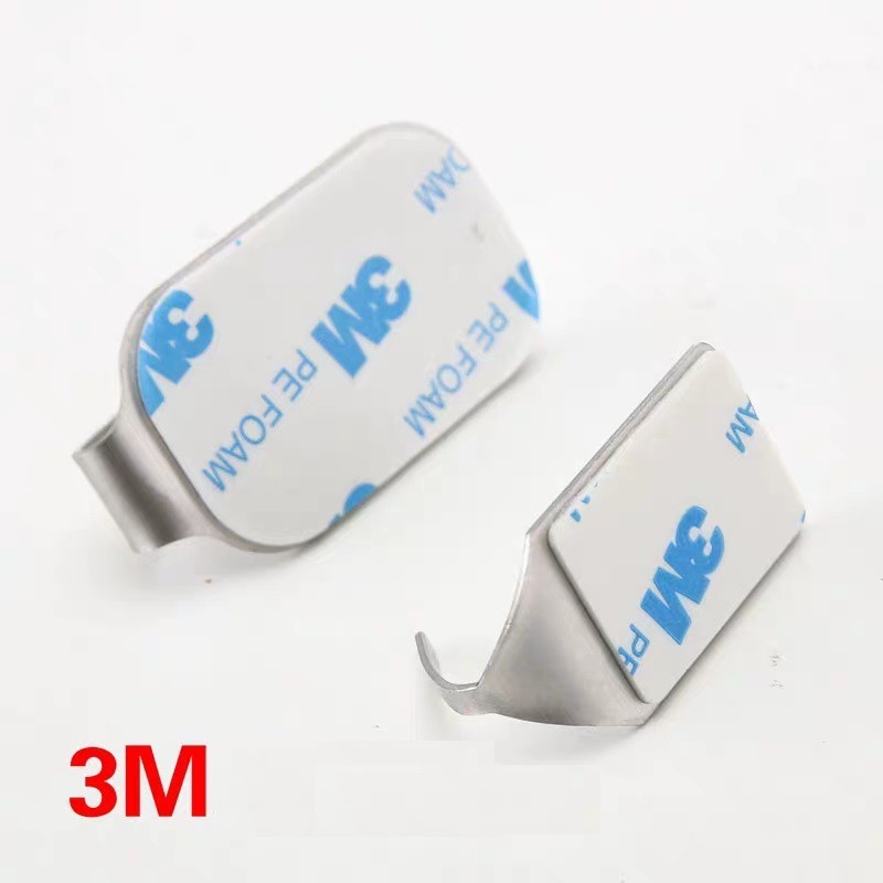 Móc Inox Dán Tường Siêu Dính, Móc Sắt Trong Suốt Treo Đồ Đa Năng