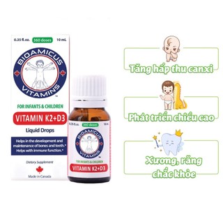 Vitamin D3-K2-MK7 - BioAmicus 10ml