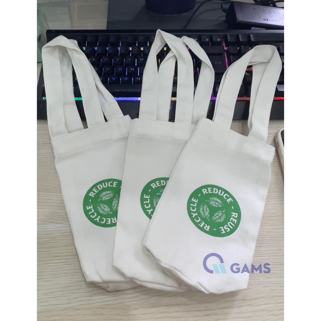 Túi vải đựng bình