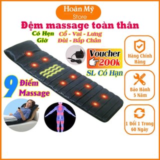 Đệm mát xa toàn thân 9 điểm cao cấp, Máy mát xa chân cho người già và người lớn tuổi, Mát xa tự động cao cấp