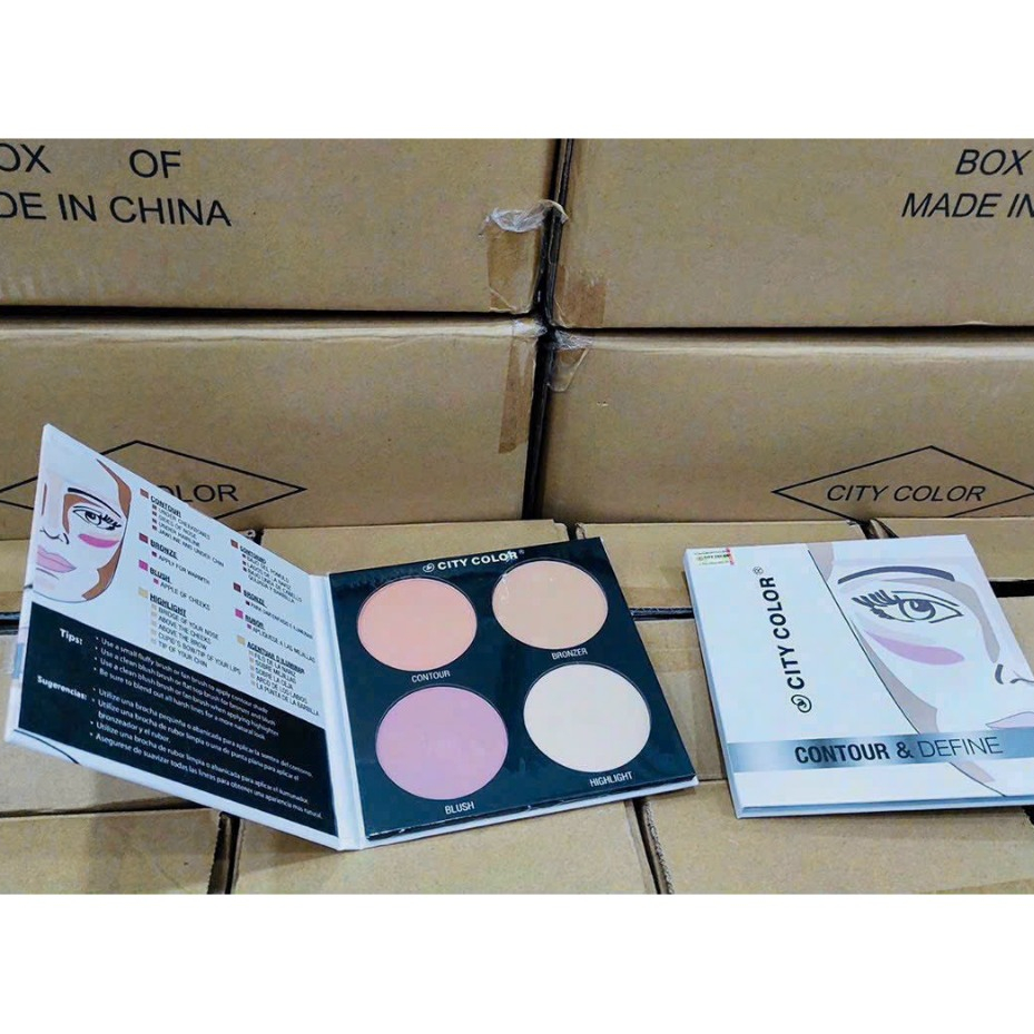 BẢNG TẠO KHỐI 4 Ô CONTOUR & DEFINE PALETTE CITY COLOR