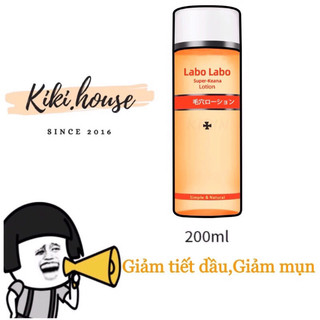 [ CHAI 200ML ] LOTION NƯỚC HOA HỒNG LABOLABO SE KHÍT CHÂN LÔNG
