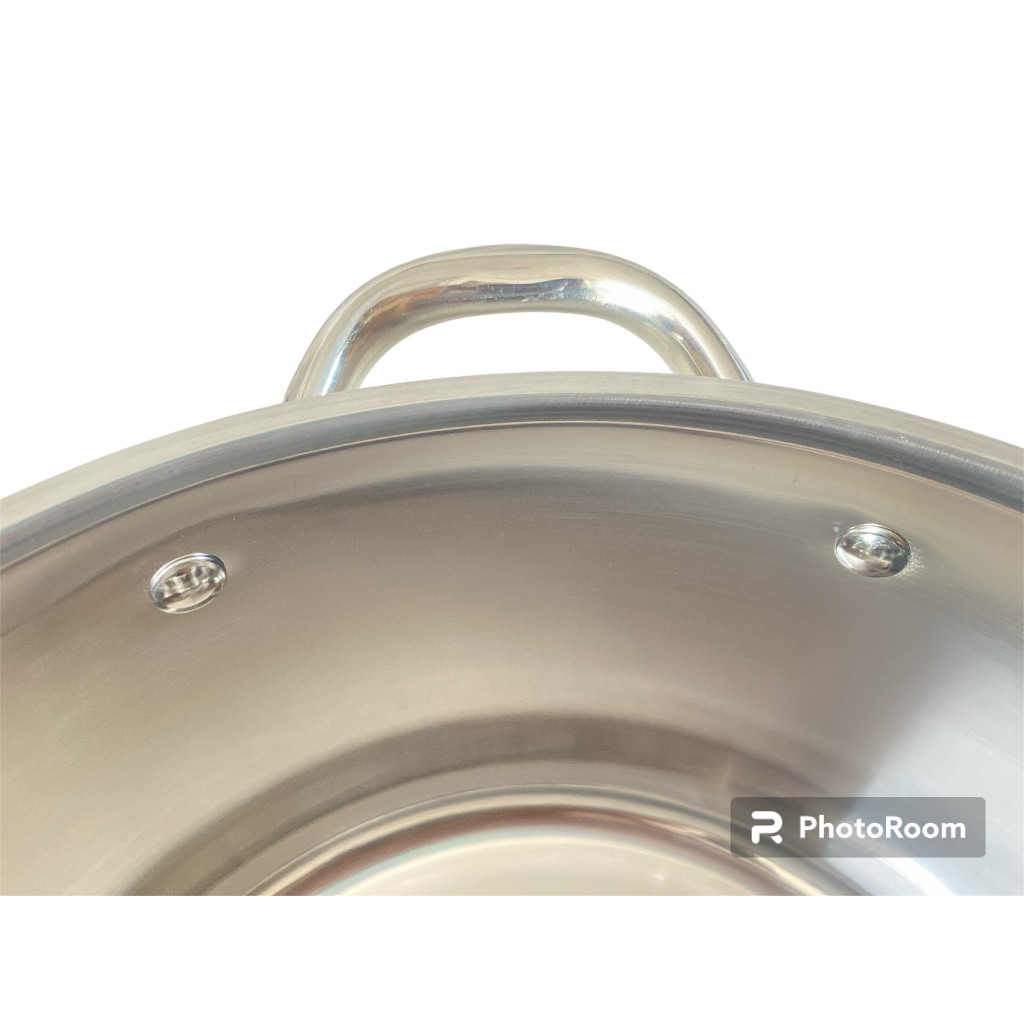 Nồi inox 3 đáy vung kính Sunhouse SHG301-24 24cm dung tích 5L max dùng trên mọi loại bếp