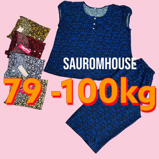 [BIGSIZE 7,8: 79-100kg] Đồ Bộ trung niên quần lửng thun aty loại 1 size đại - nhiều màu