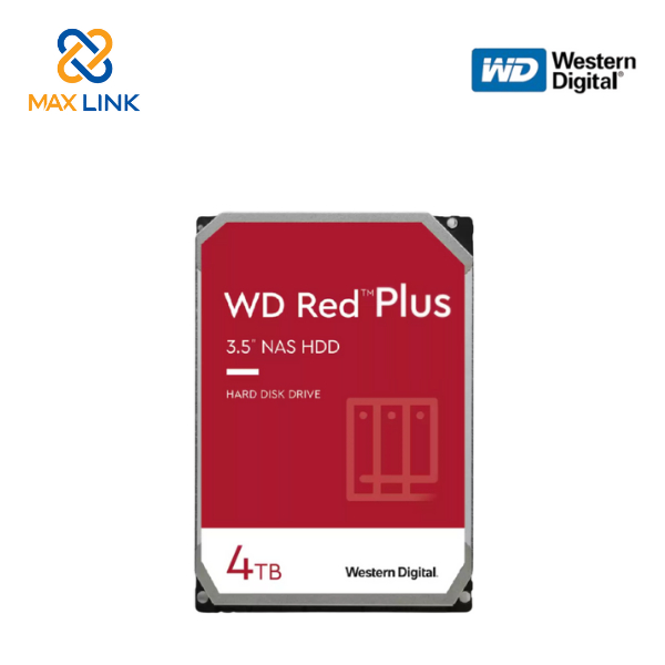 Ổ cứng HDD Western Red Plus 4TB WD40EFPX HÀNG CHÍNH HÃNG