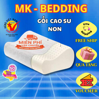 Gối Nằm Cao Su Non NHÂN TẠO SÀI GÒN, Gối Cao Su Non Cho Người Lớn Ngủ Ngon Chống Đau Cổ Vai Gáy [BH 1 Đổi 1]