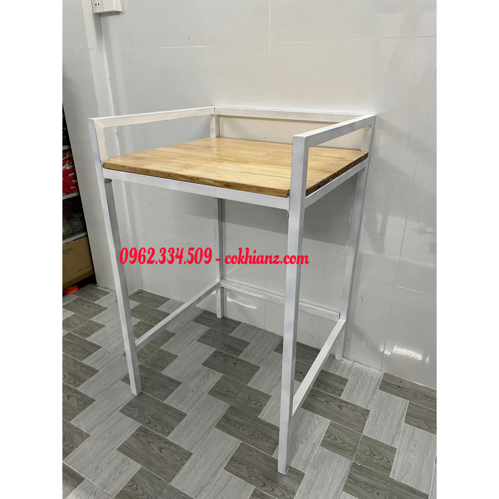 Kệ máy giặt máy sấy 2 tầng chịu tải đến 300KG , hộp vuông 4x4cm