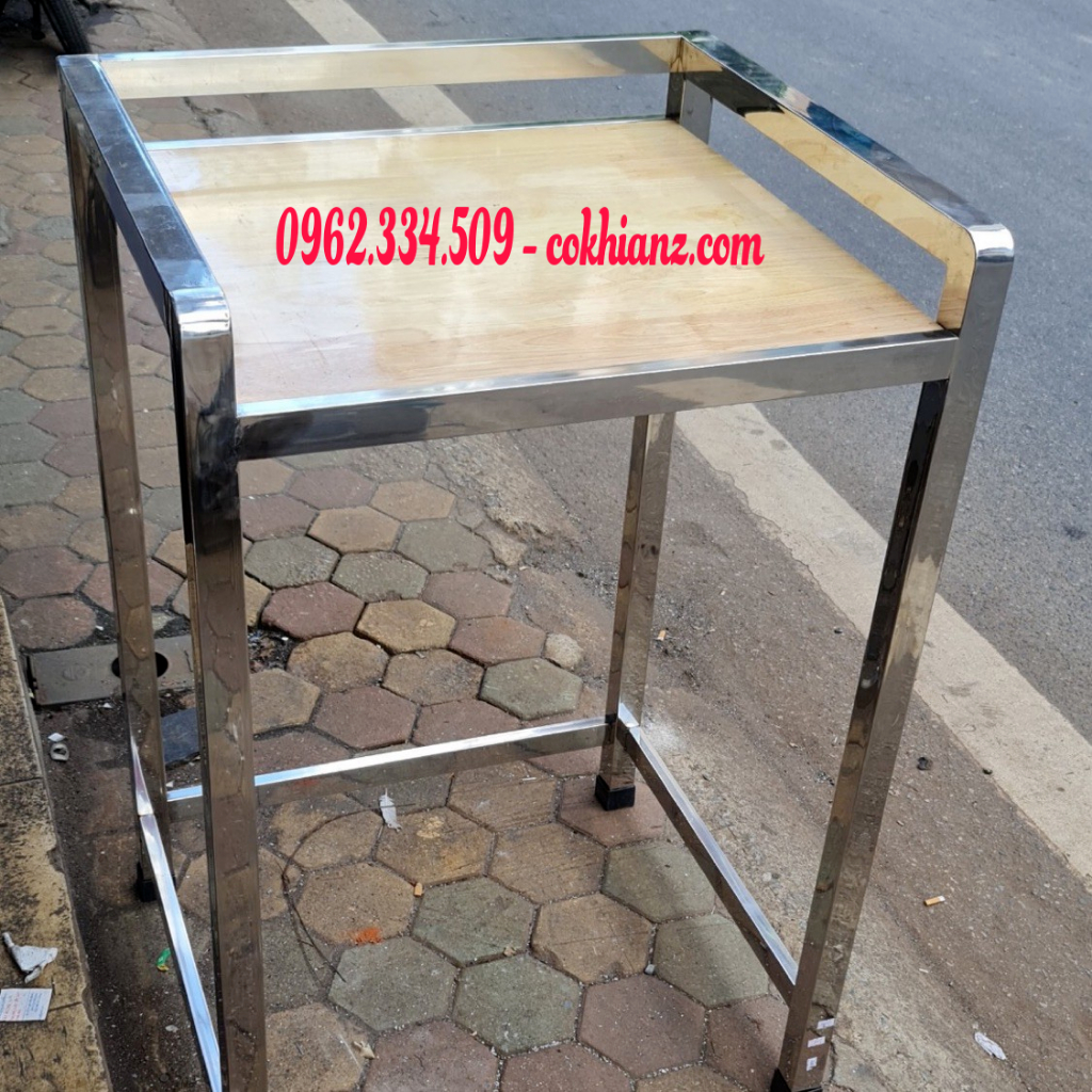 Kệ máy giặt máy sấy 2 tầng chịu tải đến 300KG , hộp vuông 4x4cm