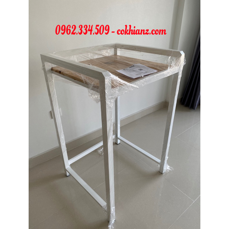 Kệ máy giặt máy sấy 2 tầng chịu tải đến 300KG , hộp vuông 4x4cm