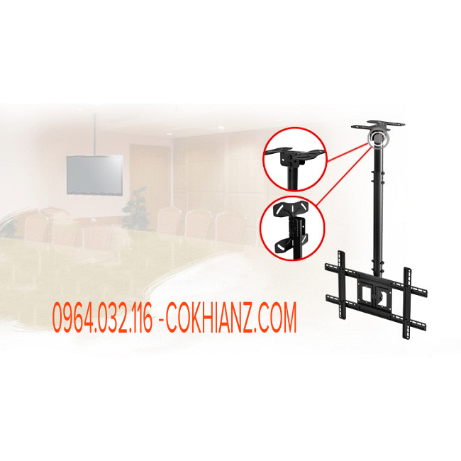 T560 Giá Treo Tivi Thả Trần North Bayou -Giá treo tivi trên trần nhà