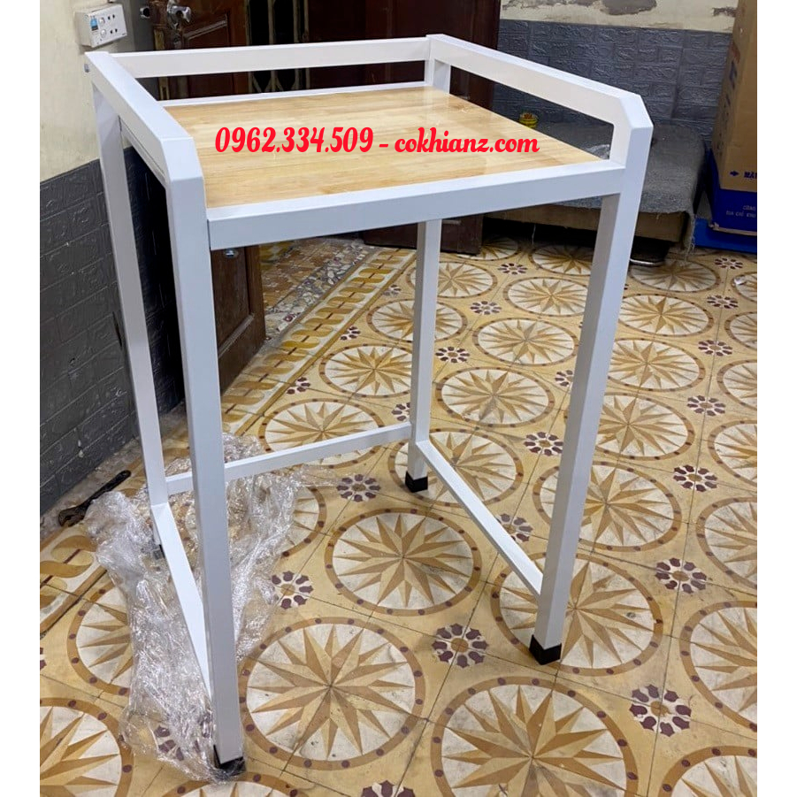 Kệ máy giặt máy sấy 2 tầng chịu tải đến 300KG , hộp vuông 4x4cm