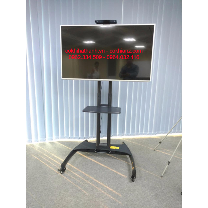 Giá treo tivi di động NB AVA1500-60-1P 32-70 inch, chân đế 1700A 32-75 inch đầy đủ khay camera, chỗ để CPU