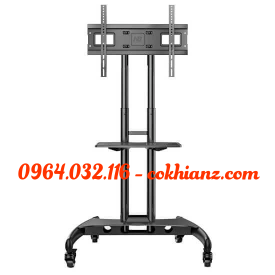 Giá treo tivi di động NB AVA1500-60-1P 32-70 inch, chân đế 1700A 32-75 inch đầy đủ khay camera, chỗ để CPU