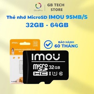 Thẻ nhớ micro sd pioneer-imou-dahua cho camera dahua imou ezviz 32gb - 64gb speed 95mb/s class 10