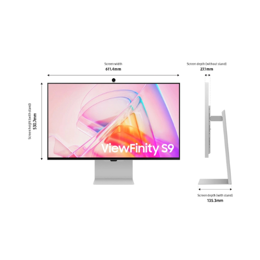 Màn Hình Samsung ViewFinity S9 5K  LS27C900PAEXXV 27 inch  - Hàng Chính Hãng
