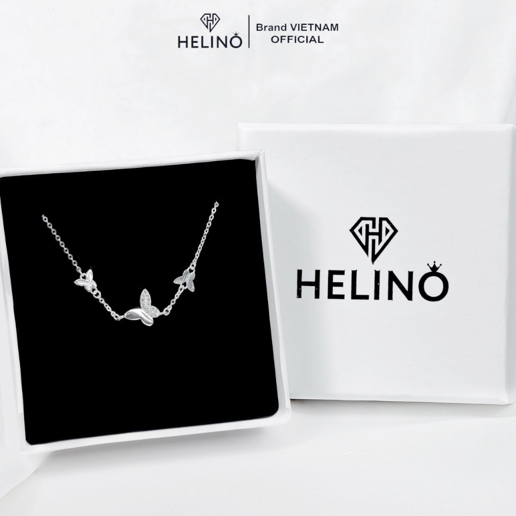 Lắc tay bạc nữ HELINO hồ điệp nhỏ đính đá xinh xắn V26