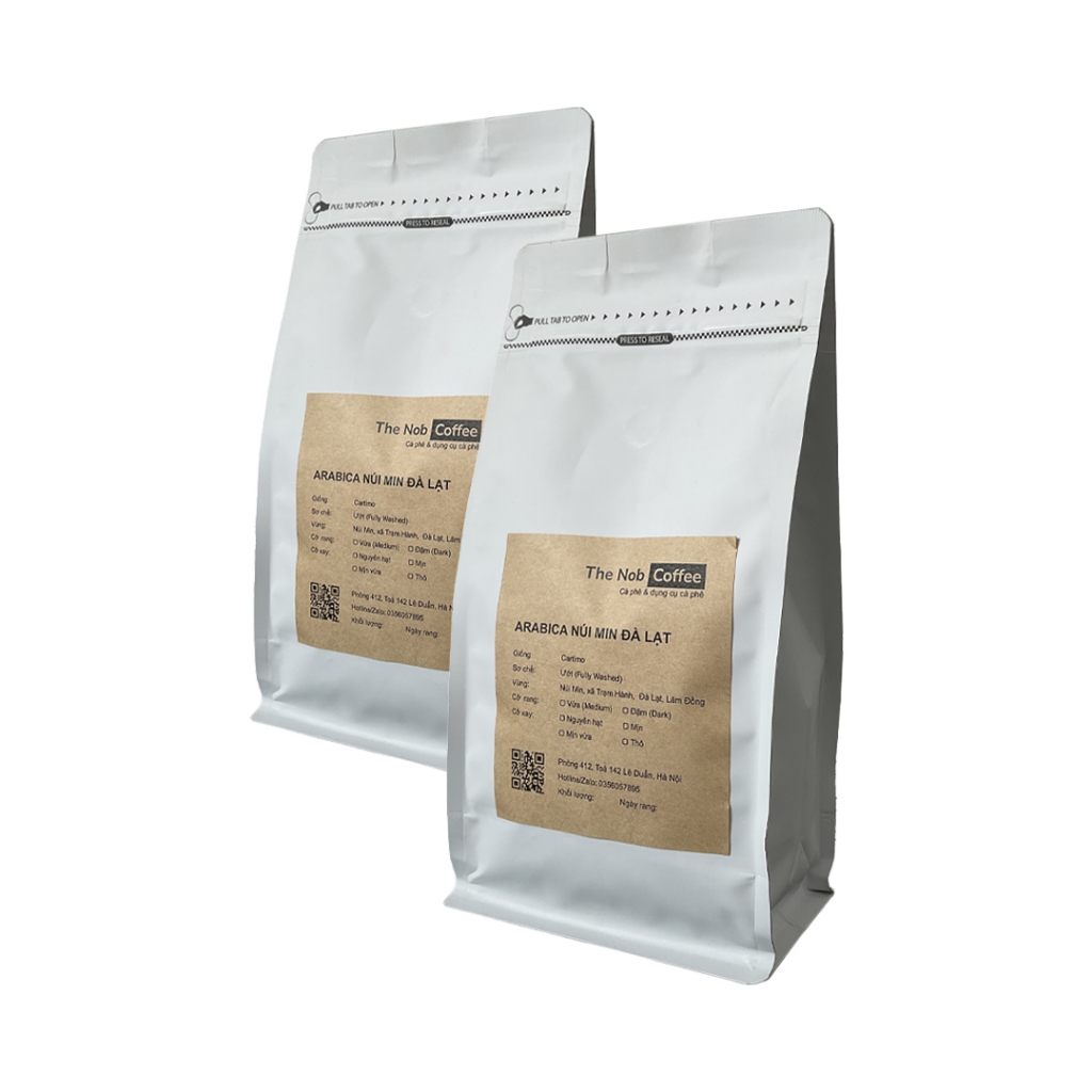 Cà phê Arabica Núi Min Đà Lạt - Rang Vừa | Nui Min Da Lat Arabica Coffee - Medium Roast