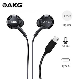 Tai nghe nhét tai akg samsung s8 s9 s10 s20 s21 s22 note 8 note 9 note 10 note 20 jack type c bh 6th