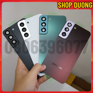 Linh kiện - nắp lưng điện thoại samsung s22 có kính camera và keo dán - shop dương