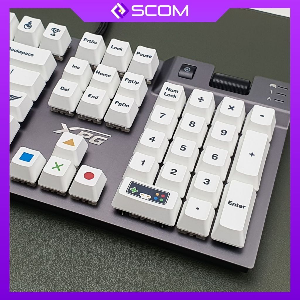 Set keycaps Gaming - Set keycaps bàn phím PBT 104 phím OEM profile