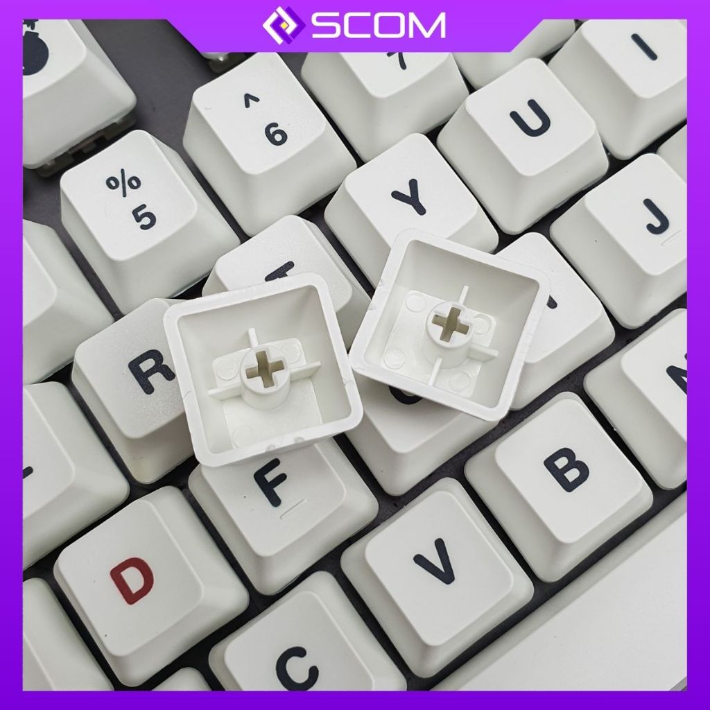 Set keycaps Gaming - Set keycaps bàn phím PBT 104 phím OEM profile