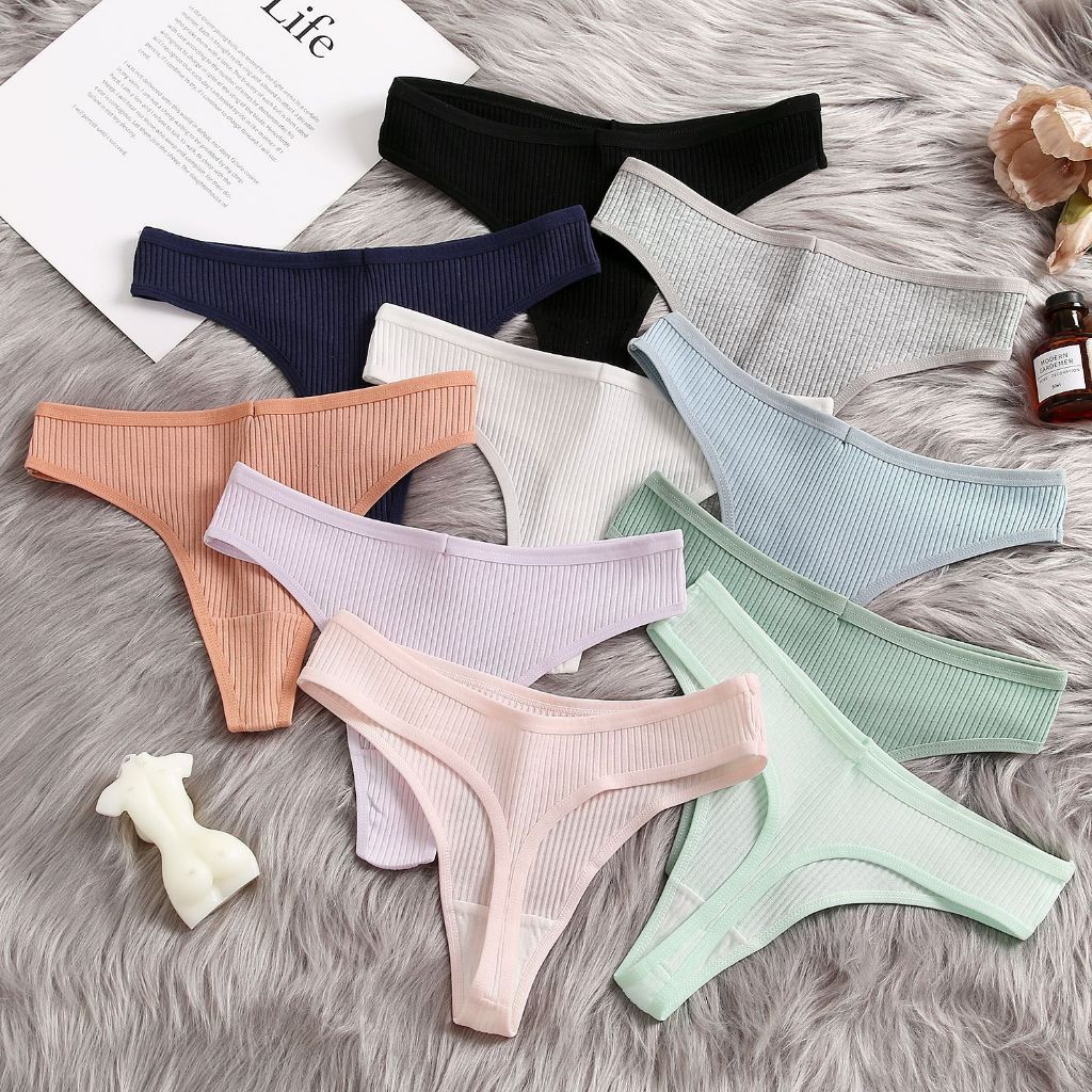 Quần lót nữ, quần lót lọt khe cotton gợi cảm cho nữ tăm gân sexy dễ thương mềm mại 01