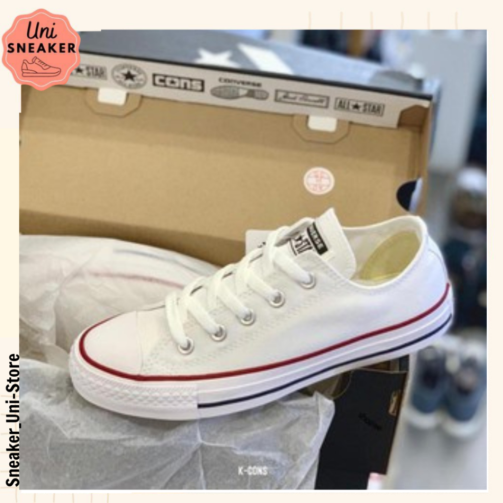 Giày_Converse Cổ Cao Nam Nữ, Giày_Converse Trắng Đen Nam Nữ Full Bill Box