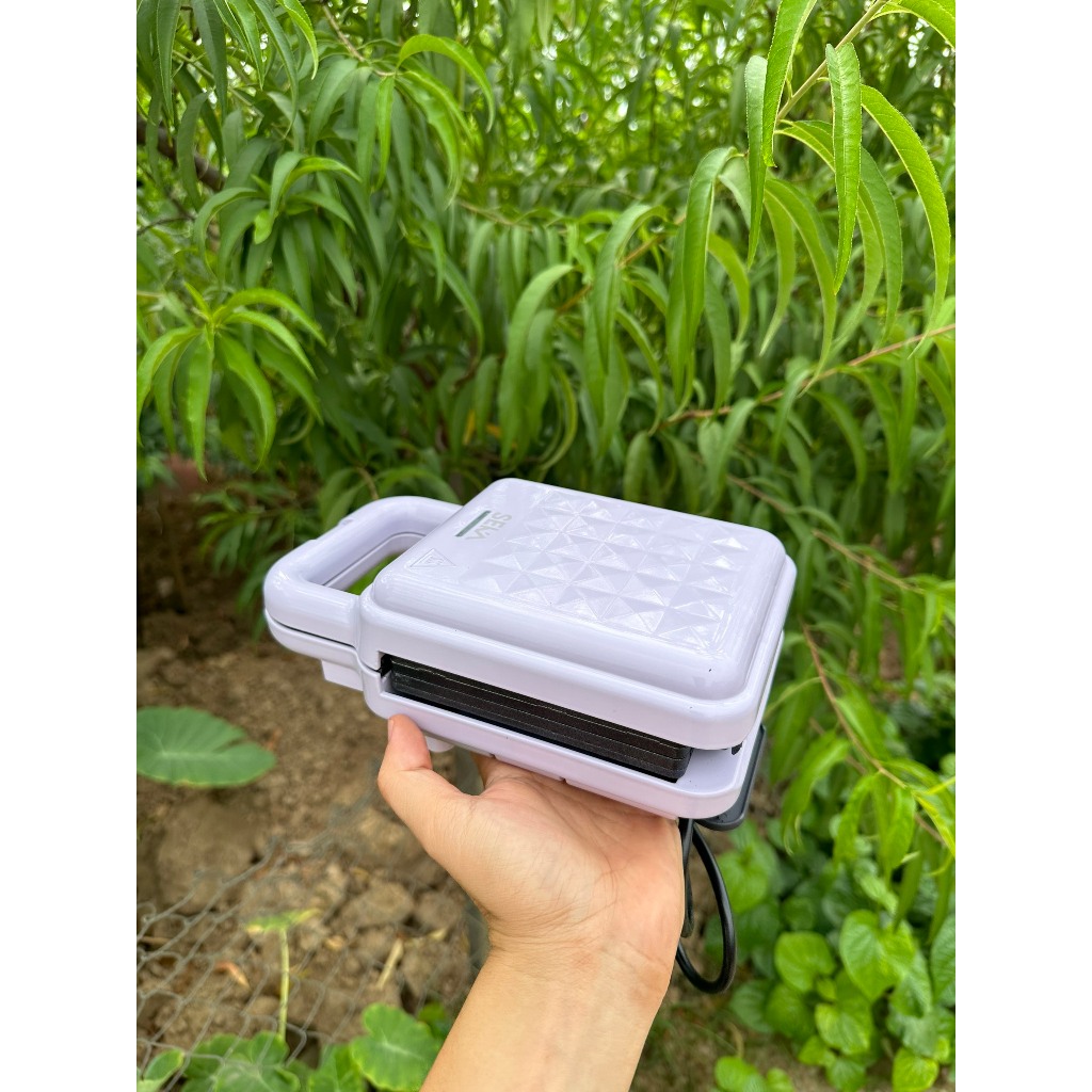 Máy kẹp bánh mỳ Máy nướng bánh mý sandwich Seka SK560 Nướng bánh siêu nhanh bảo hành 12 tháng