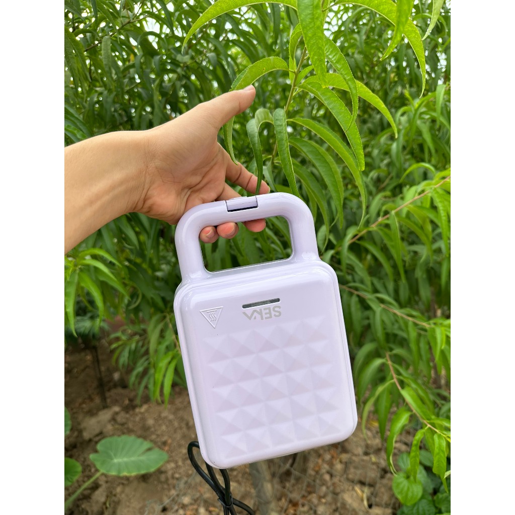 Máy kẹp bánh mỳ Máy nướng bánh mý sandwich Seka SK560 Nướng bánh siêu nhanh bảo hành 12 tháng