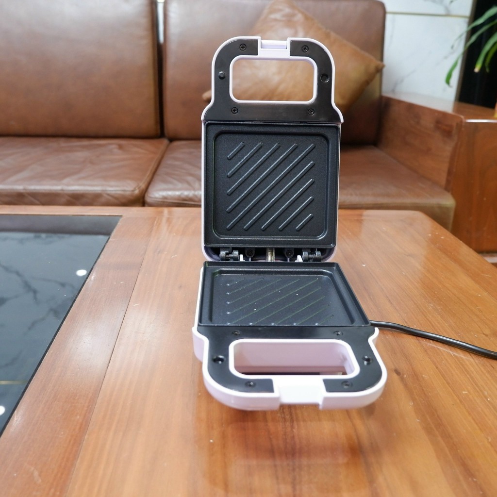 Máy kẹp bánh mỳ Máy nướng bánh mý sandwich Seka SK560 Nướng bánh siêu nhanh bảo hành 12 tháng